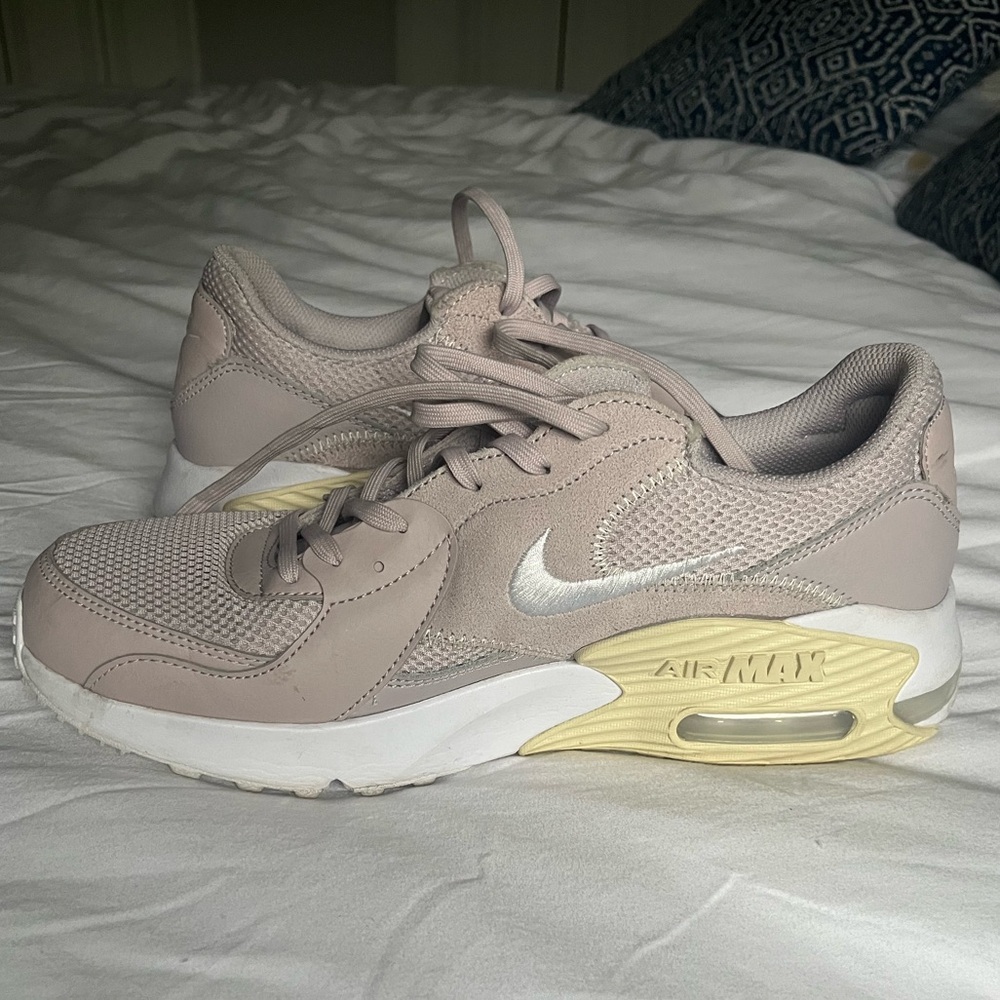 Nike Women's Air Max Sneakers - Cream and White